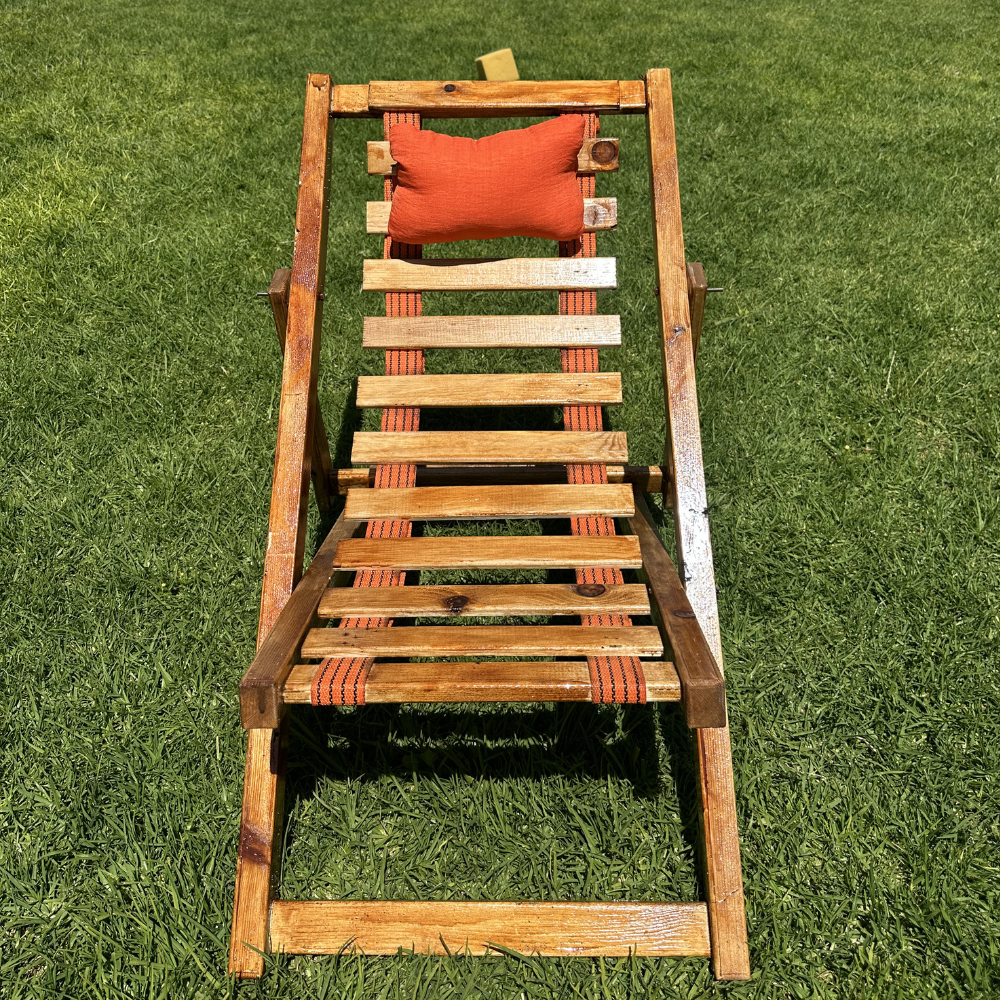 Chaise longue en bois™590الف